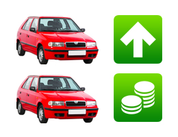 Zvýhodněný odvoz dvou aut najednou